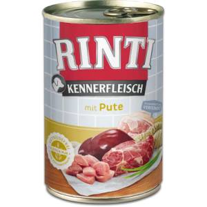 RINTI Kennerfleisch Adult - Консервирана храна за израснали кучета с пуешко 400 гр