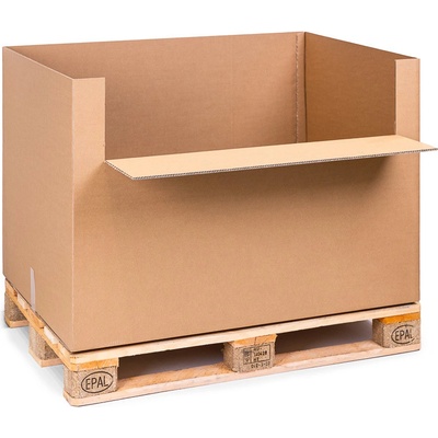 10 ks - Prepravný EUROBOX 1200x800x800 5VVL s výklopným čelom