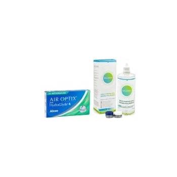 Alcon Air Optix Plus Hydraglyde for Astigmatism (3 лещи) + Solunate Multi-Purpose 400 ml с кутия