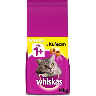 Whiskas Sterile Adult kuřecí 14 kg – Zbozi.Blesk.cz