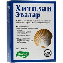 Evalar Chitosan 100 tabliet