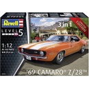 REVELL Plastic ModelKit auto 07727 69 Chevy Camaro 1:12