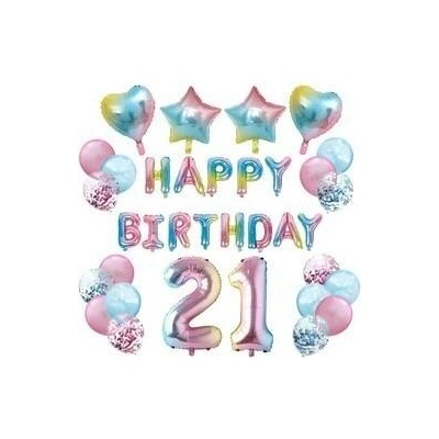 Balónkový set HB duhový číslo 21