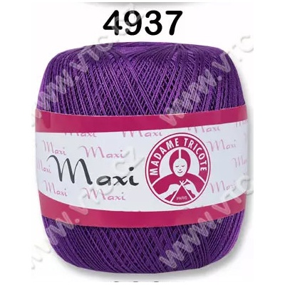 MADAME TRICOTE PARIS Příze Maxi - klasická i Metallic Maxi: 4937 Fialový cyklámen