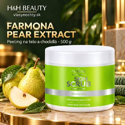 Farmona Skin Scrub Extract Pear telový peeling 500 g