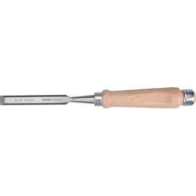 EXTOL PREMIUM Dláto s kvalitní bukovou rukojetí, 14mm, délka 275mm, CrV, 8812314