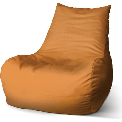 Sablio sedací vak Bean Mandarinková 60 x 70 x 70 cm