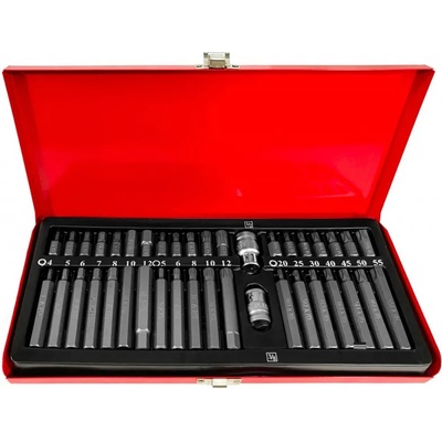 VERKE Комплект битове 40бр torx/ imbus/ spline v39020 (v39020)