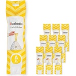 Brabantia Торбички за кош Brabantia PerfectFit Sort&Go/Touch 1005561, Размер A , 3 л , 200 броя, Бял (1005561)