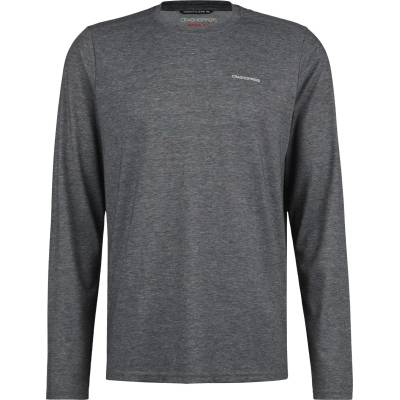 Craghoppers Мъжка блуза с дълъг ръкав Craghoppers Nosilife Abel Longsleeve Longsleeve - Black Pepper Marl (216-3245-0112)