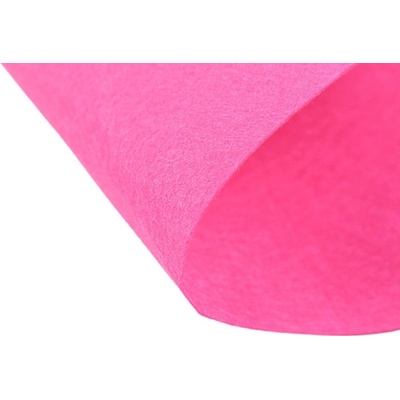 Filc 23 x 30 cm - růžový fluo