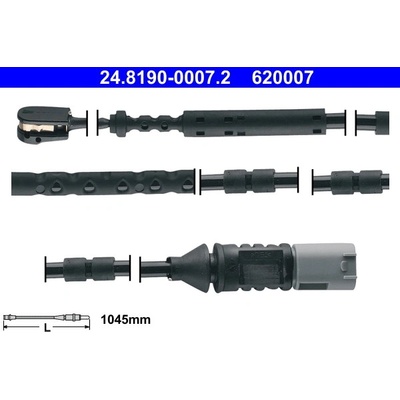 ATE Výstražný kontakt opotrebenia brzdového obloženia 24819000072