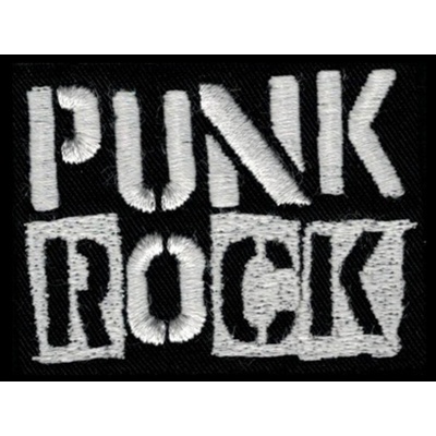 Nášivka PUNK ROCK vyšívaná