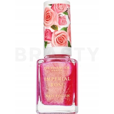 Dermacol Imperial Rose lak na nehty třpytivý odstín 02 11 ml