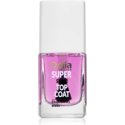 Delia Cosmetics Super Shine горен лак за нокти 11ml