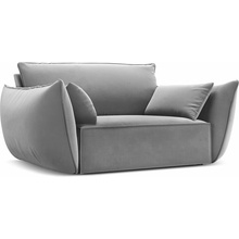 Mazzini Sofas Vanda Svetlosivé zamatové