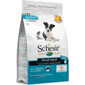Schesir Small Dog with Fish - Суха храна за израснали кучета от малки породи с риба 2 кг