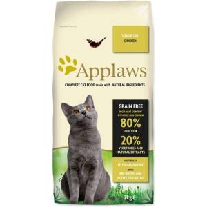 Applaws суха храна за котки senior 2kg (033-4205)