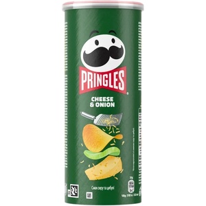 Pringles Чипс Pringles със сирене и лук 125 г