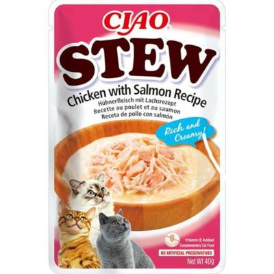 Ciao Stew Chicken with Salmon 40 g