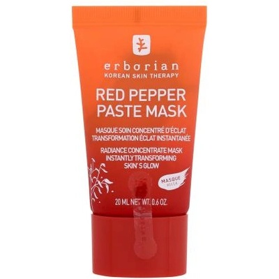 Erborian Red Pepper Paste Mask Radiance Concentrate Mask озаряваща и енергизираща маска за лице 20 ml за жени