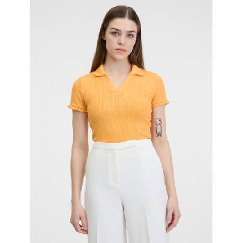 Orsay Жълта дамска рипсена поло тениска ORSAY Orsay | Oranzhev | ЖЕНИ | S