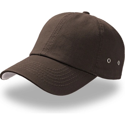 Atlantis Headwear Aktion 6 panelová baseballová COT33056014599 brown Hnědá