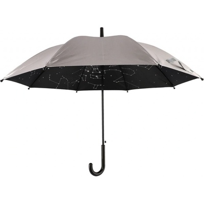 Teddies hvězdná obloha deštník holový stříbrný – Zboží Mobilmania