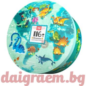 Image 1 of Toi World Пъзел toi world tk080 - 116 части - Динозаври (twtk080)