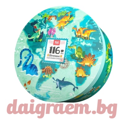 Toi World Пъзел toi world tk080 - 116 части - Динозаври (twtk080)
