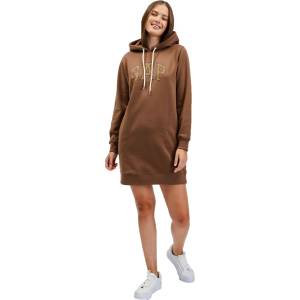 GAP Hoodie dress кафяво, бяло, черно s (455874-02)