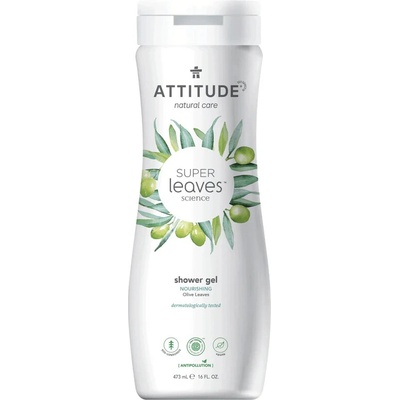 Attitude Super Leaves Natural sprchový gél Nourishing 473 ml