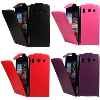 Image 1 of Huawei Ascend G510 Flip2 Кожен Калъф + Скрийн Протектор