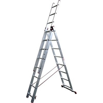 Alve rebrík 3x8 priečok typ 6608