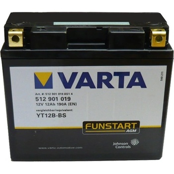 Varta YT12B-BS, 512901