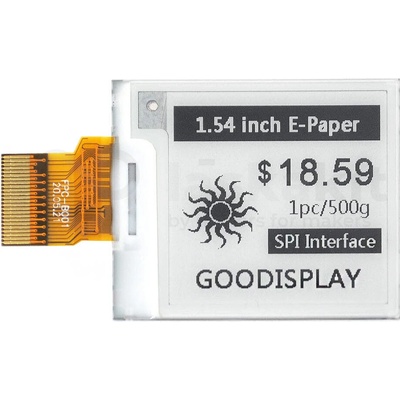 Good Display GDEY0154D67 1.54" 200x200 ePaper displej
