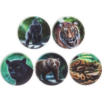 Sada ozdob na batoh Ergobag Kletties Set - Jungle