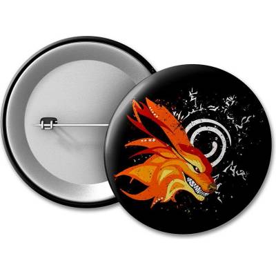 Naruto placka Kurama 50 mm