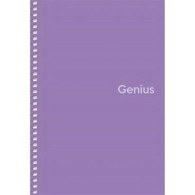Shkolyaryk Spirálový sešit Genius čtverečkovaný mix A5 PP desky