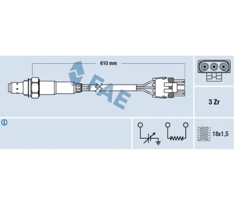 FAE Lambda sonda 77118