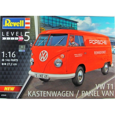 Revell Model Kit VW T1 Kastenwagen Plastic 07049 1:16