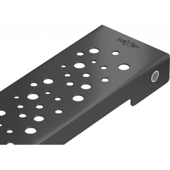 Mexen Flat M12 маскировка за линейно оттичане 70 см, черна - 1721070 (1721070)