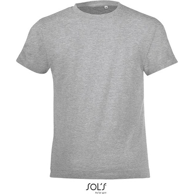 SOL'S regent fit / Детска тениска - сив меланж 86-94 (25118307782)