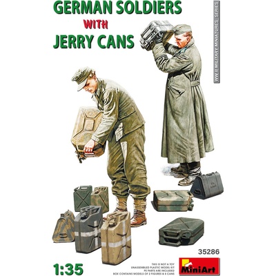 MiniArt German Soldiers w/ Jerry Cans 1:35