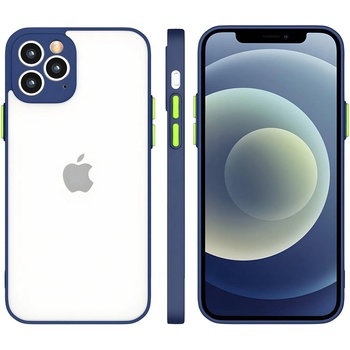 Apple Силиконов гъвкав калъф Milky Case за Apple iPhone 12 Pro Max - Тъмносин KP11777