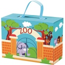 Bino ZOO Cestovný kufrík so zvieratkami 70613