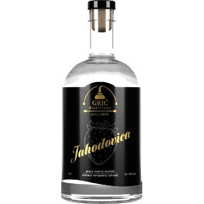 Grič Jahodovica 48% 0,5 l (čistá fľaša)