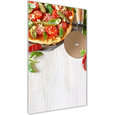 Vertikálny foto obraz sklenený Pizza 50x100 cm
