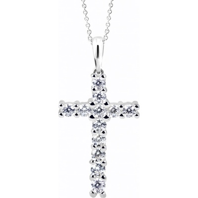 Cutie Jewellery Moderní přívěsek křížek Z60100 40 10 X 2