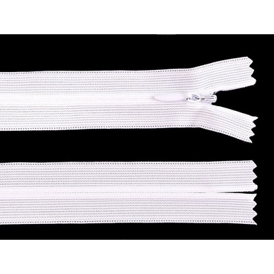 Stoklasa Spirálový zip skrytý No 3 délka 60 cm dederon Balení: 1 ks, Varianta: 101 bílá 101 bílá